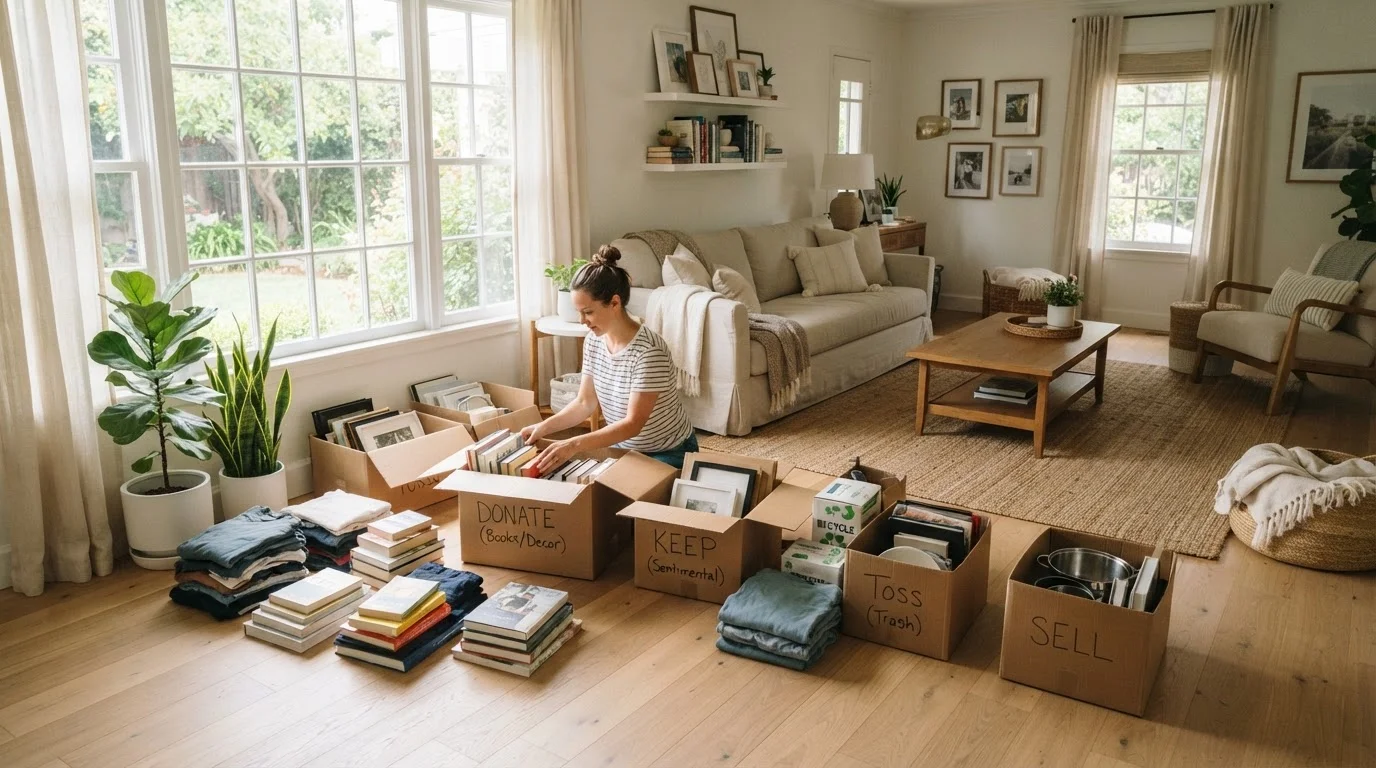 Decluttering From Scratch: A Practical Starting Point for Overwhelmed Homes