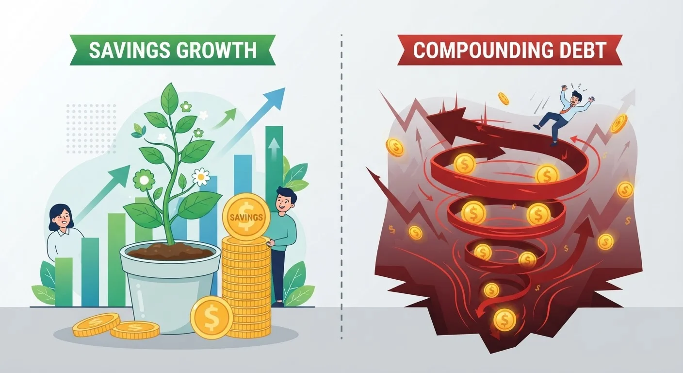 How Compound Interest Works — For and Against You