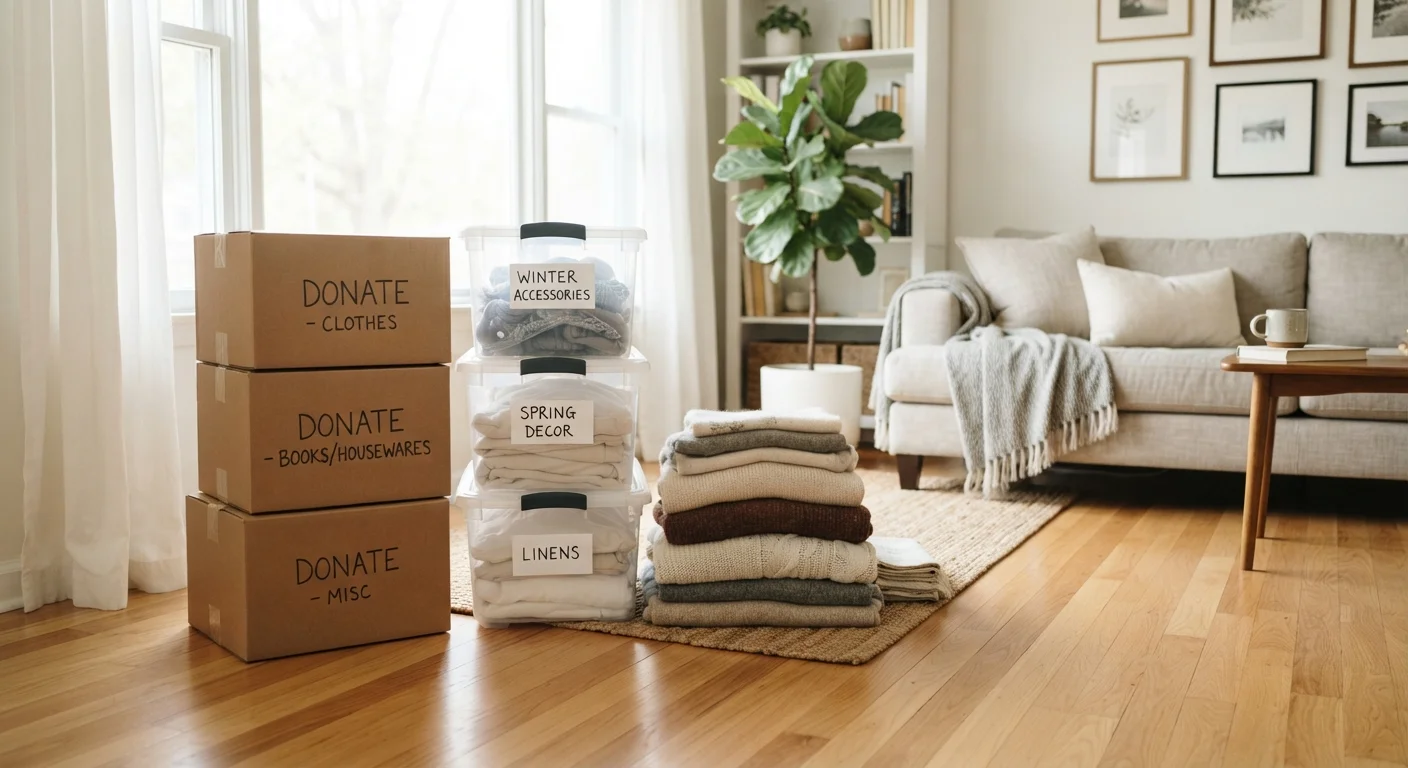 Seasonal Declutter Checklist: What to Tackle Every Three Months