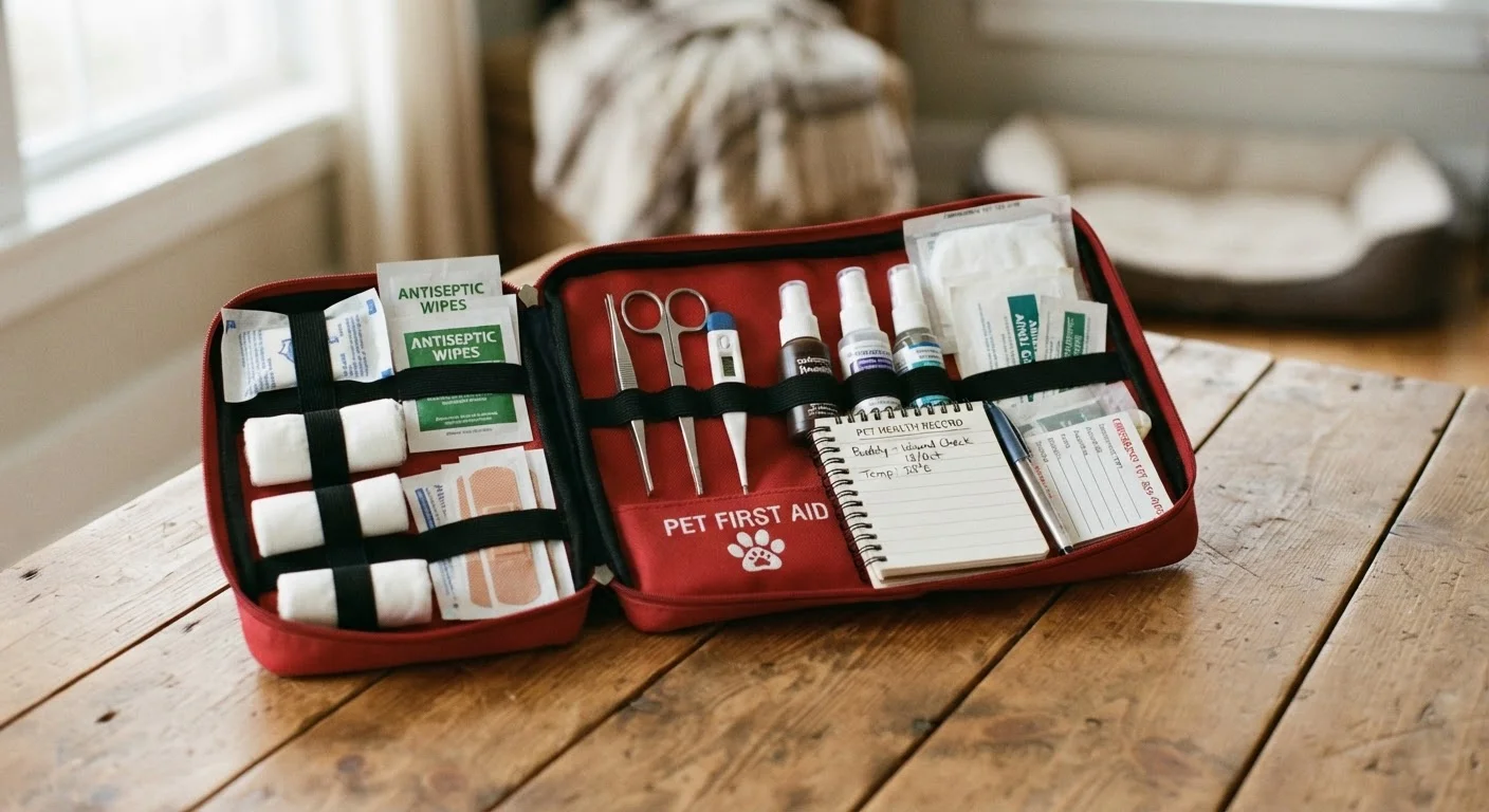Setting Up a Home First-Aid Kit for Your Pet