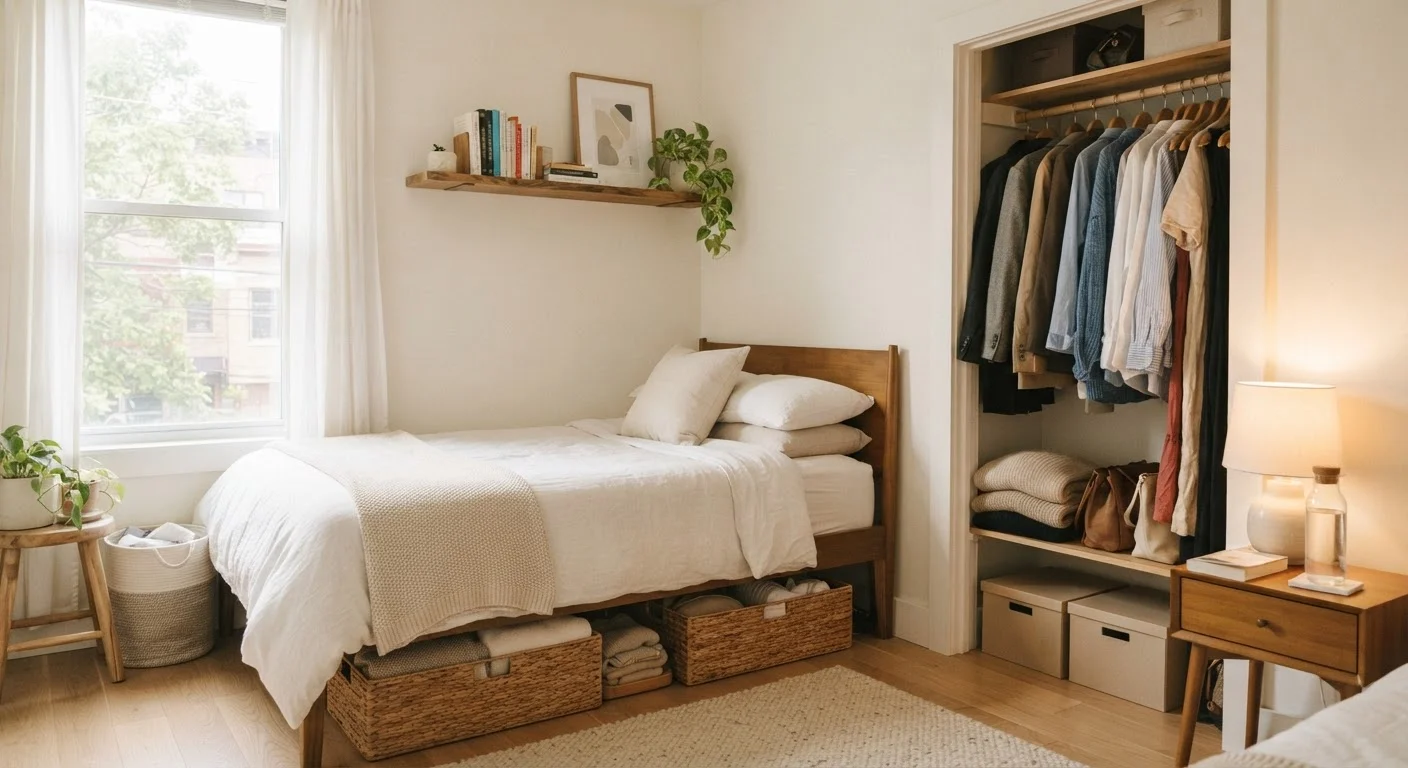 Small Bedroom, Big Order: Organization Strategies That Actually Fit