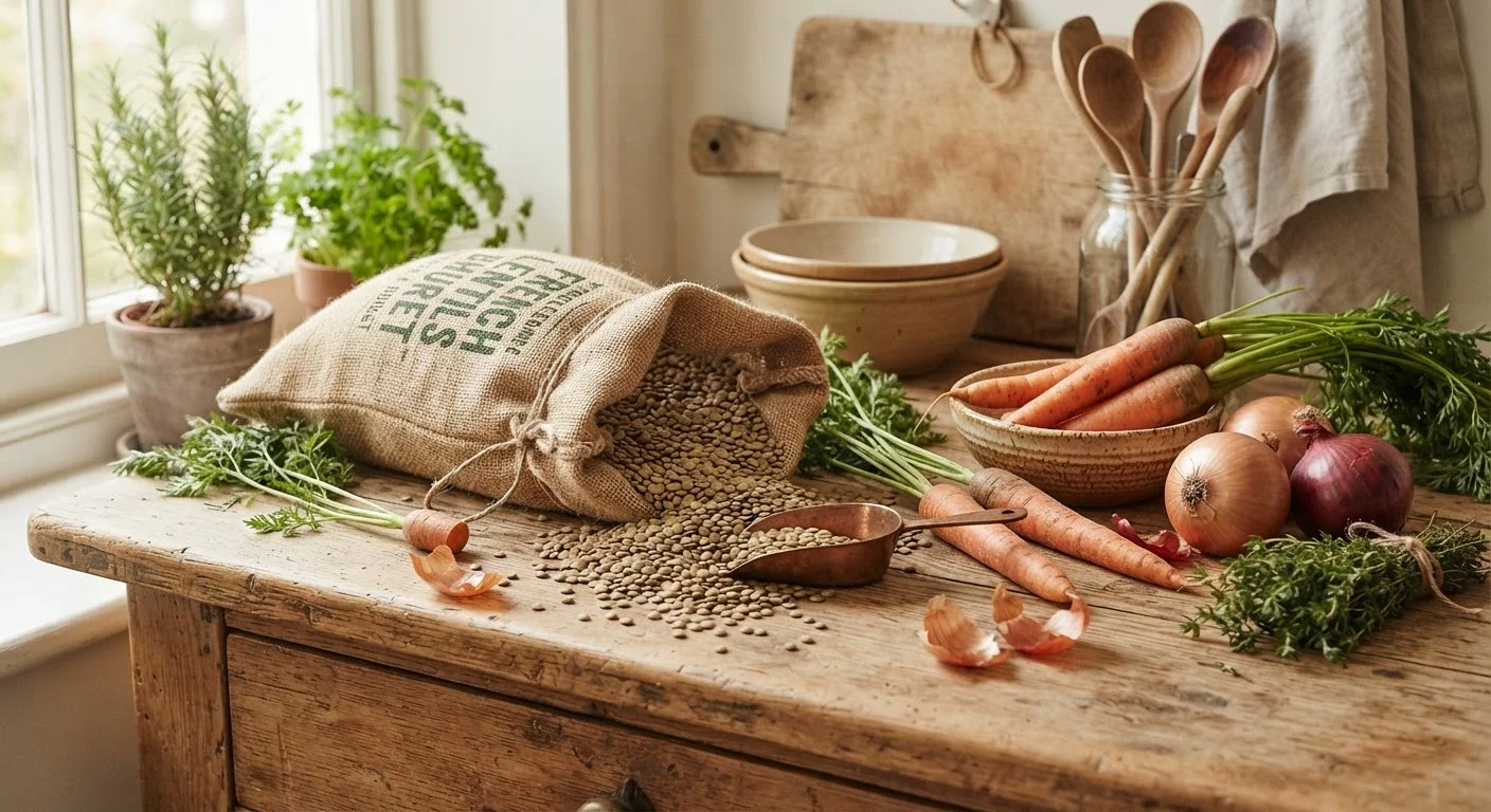 Stretching a Bag of Dried Lentils Into a Week of Meals