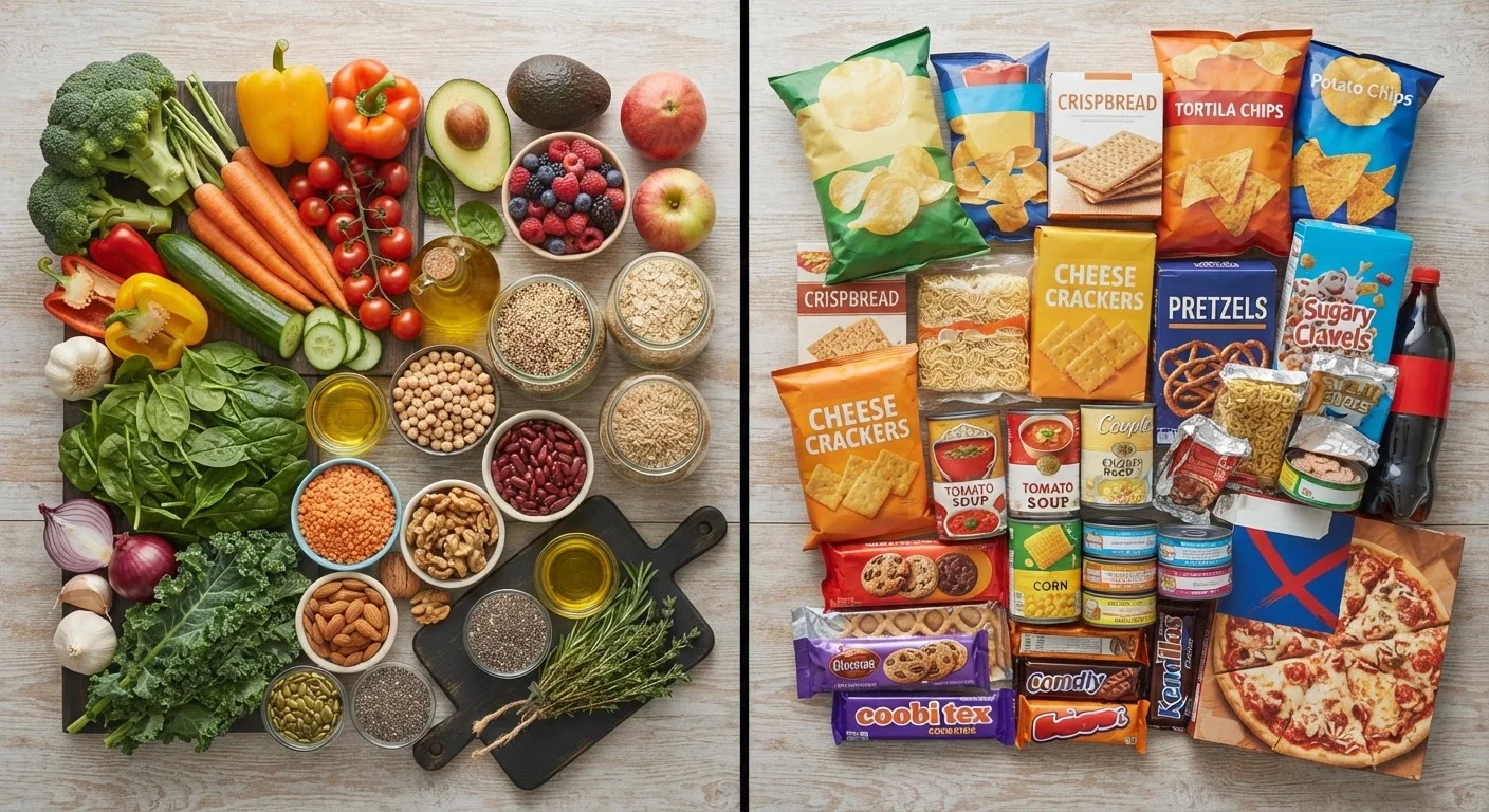 Whole Foods vs. Processed Foods: Understanding the Nutritional Difference